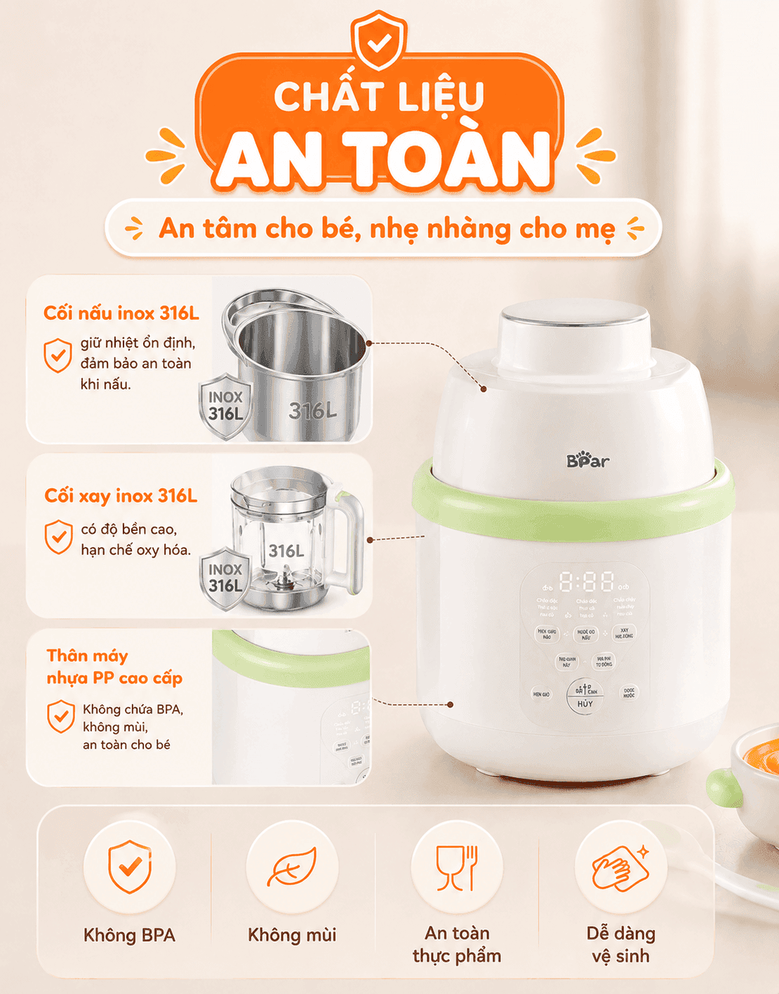 Chi tiết chất liệu